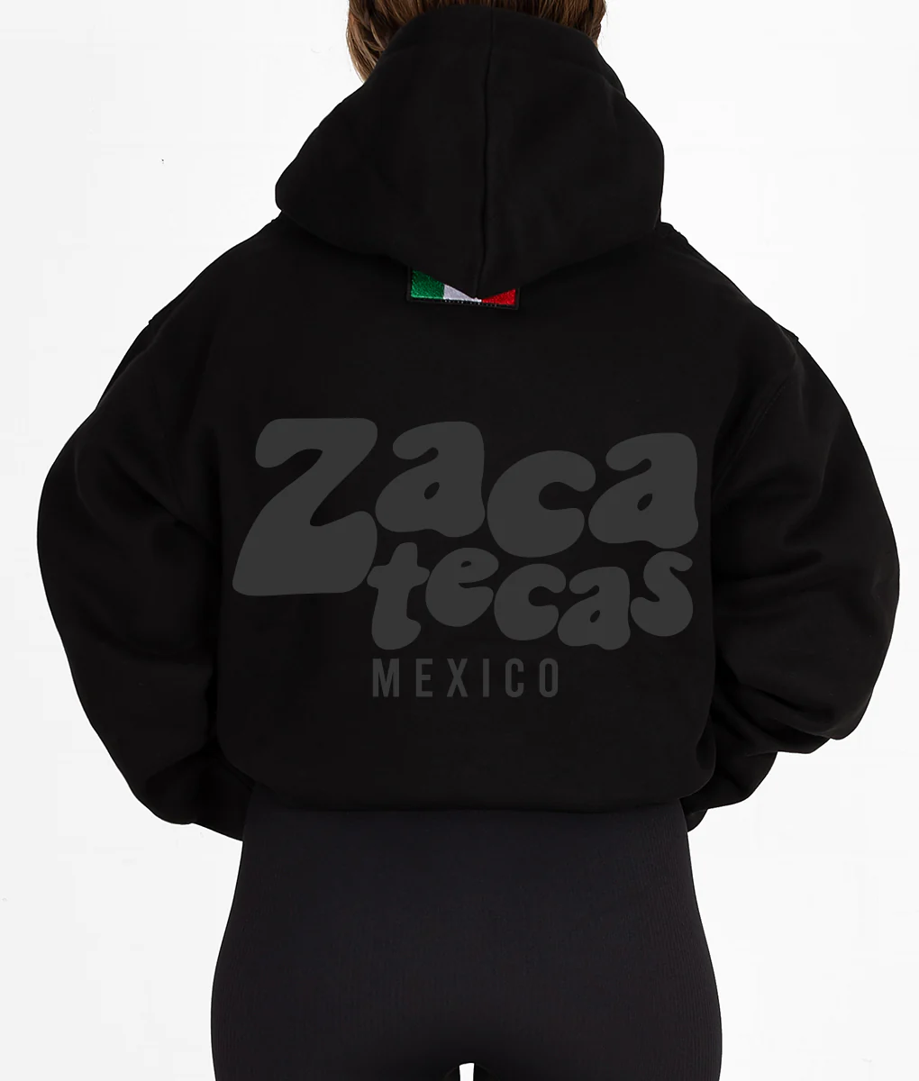 BLACK PUFF STATE HOODIE - Image 9