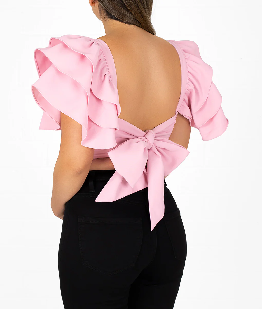 Consentida Ruffle Top - Image 5