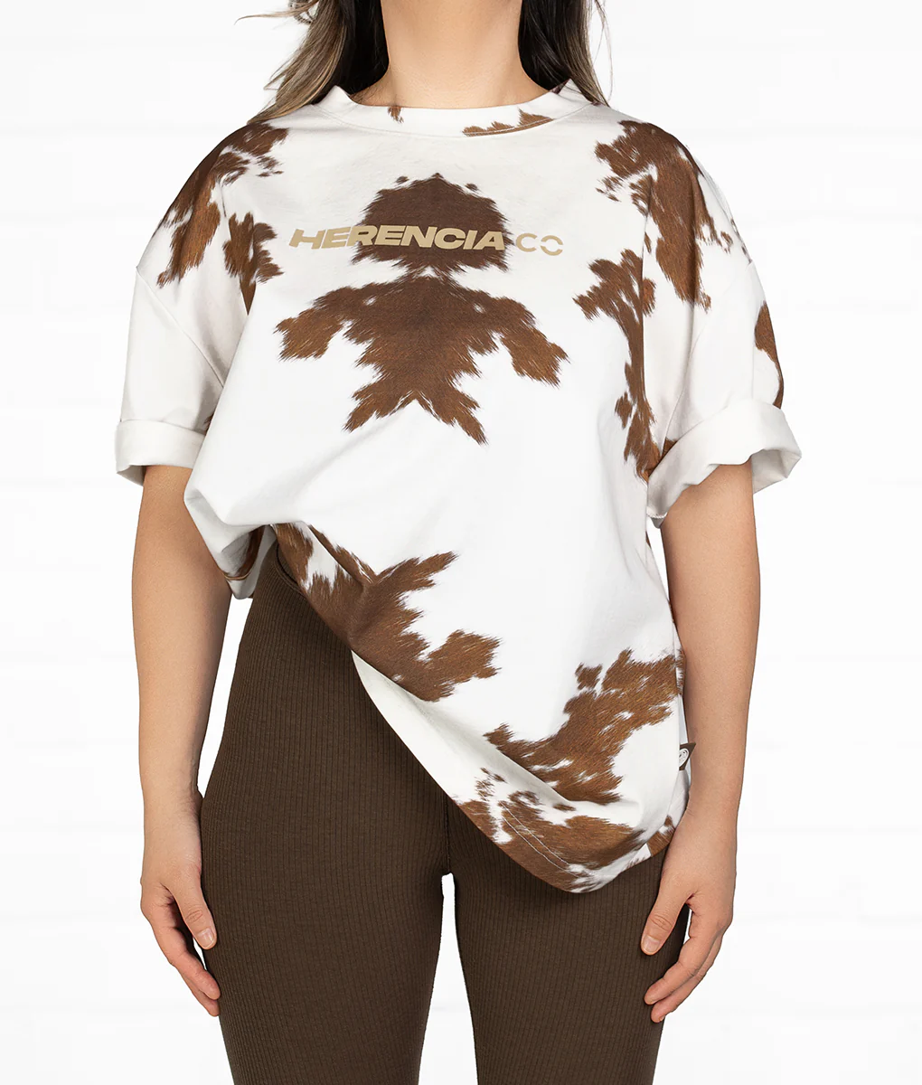 Cowhide State Oversized Tee - Image 3