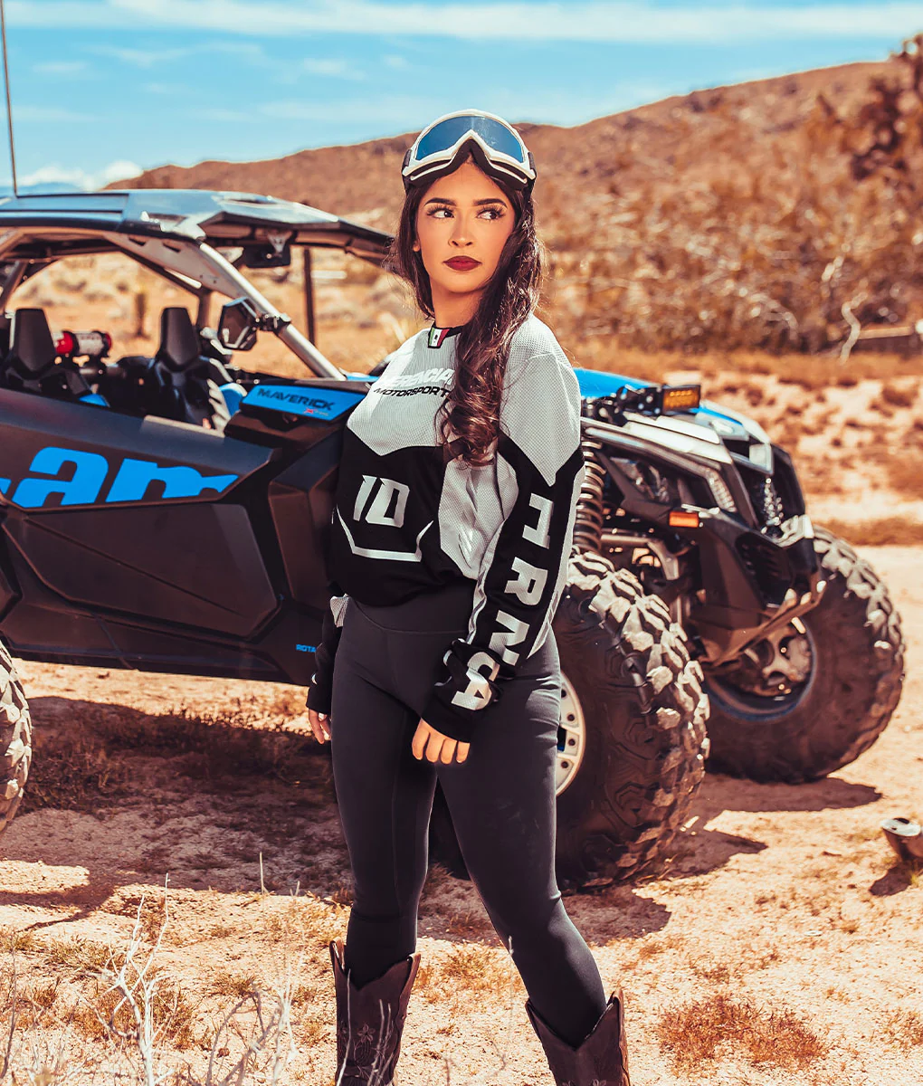 Grey & Black State VOL 2 Unisex Off-road Jersey - Image 2