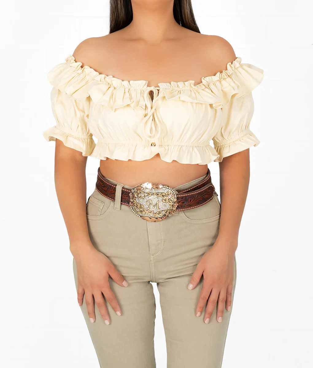 Juanita Off The Shoulder Crop Top - Image 3