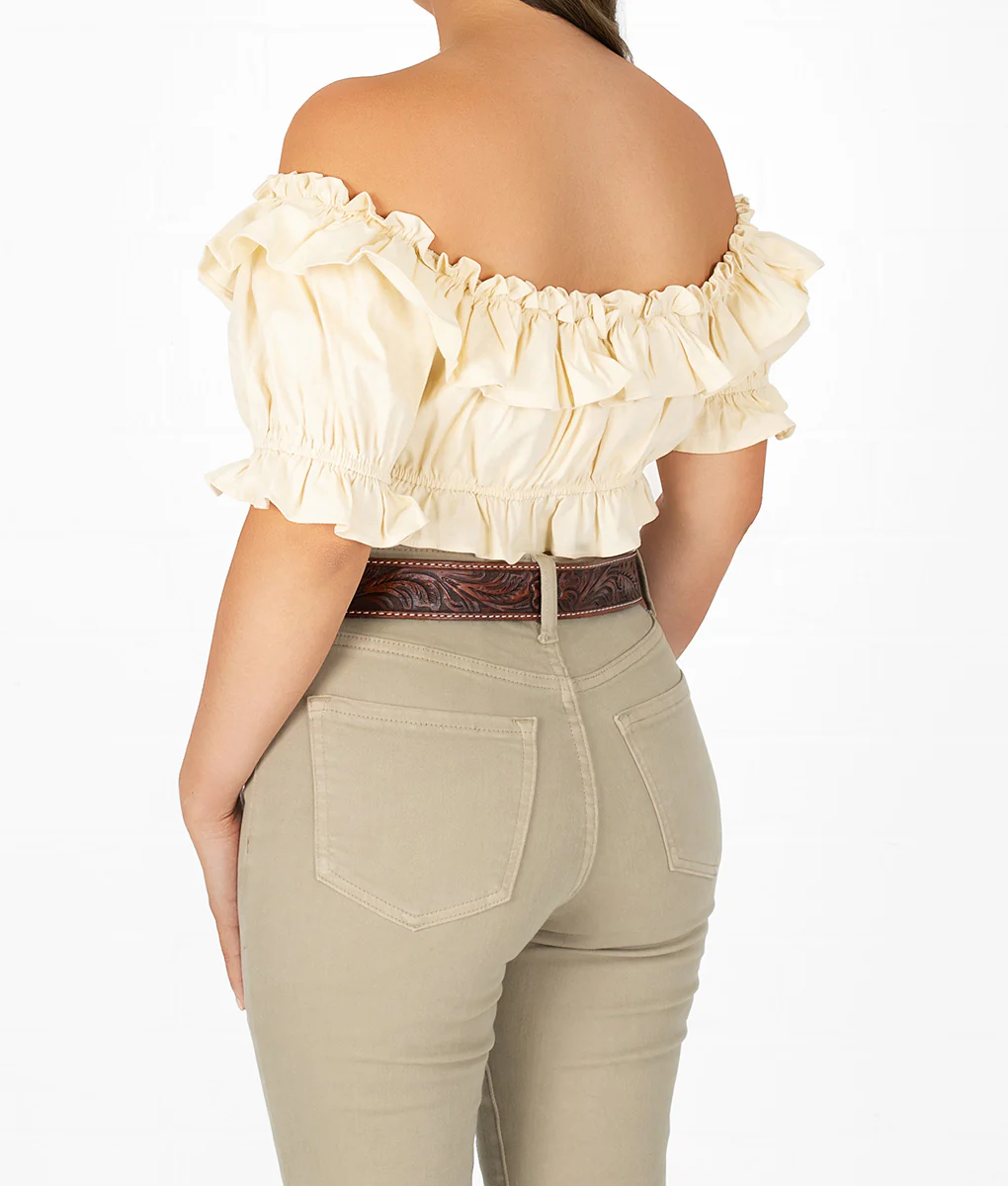Juanita Off The Shoulder Crop Top - Image 4