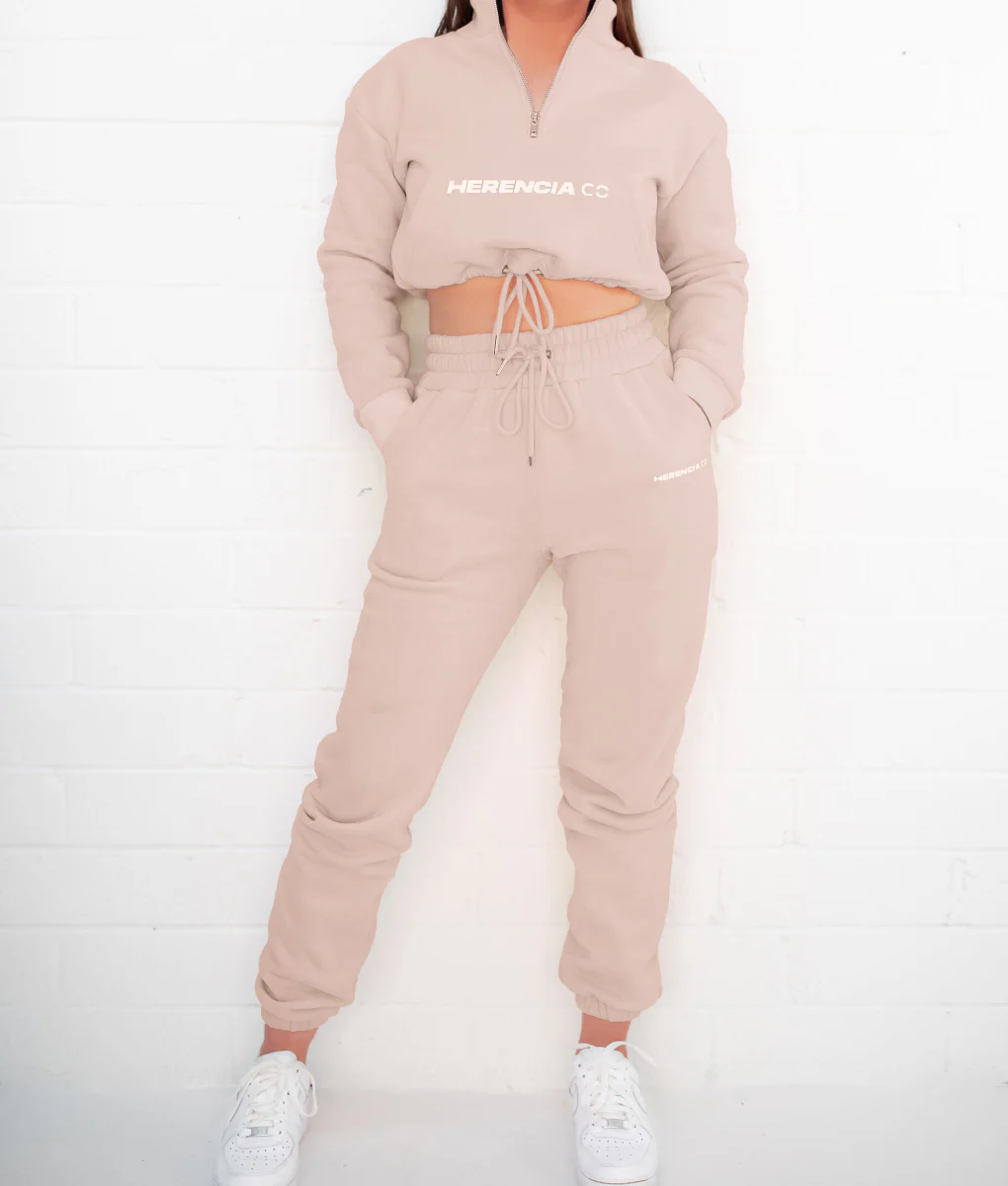 Light Brown State Two Piece Jogger Set - Image 2