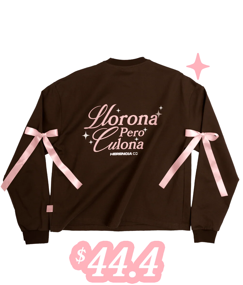 LLORONA PERO CULONA OVERSIZED LONG SLEEVE