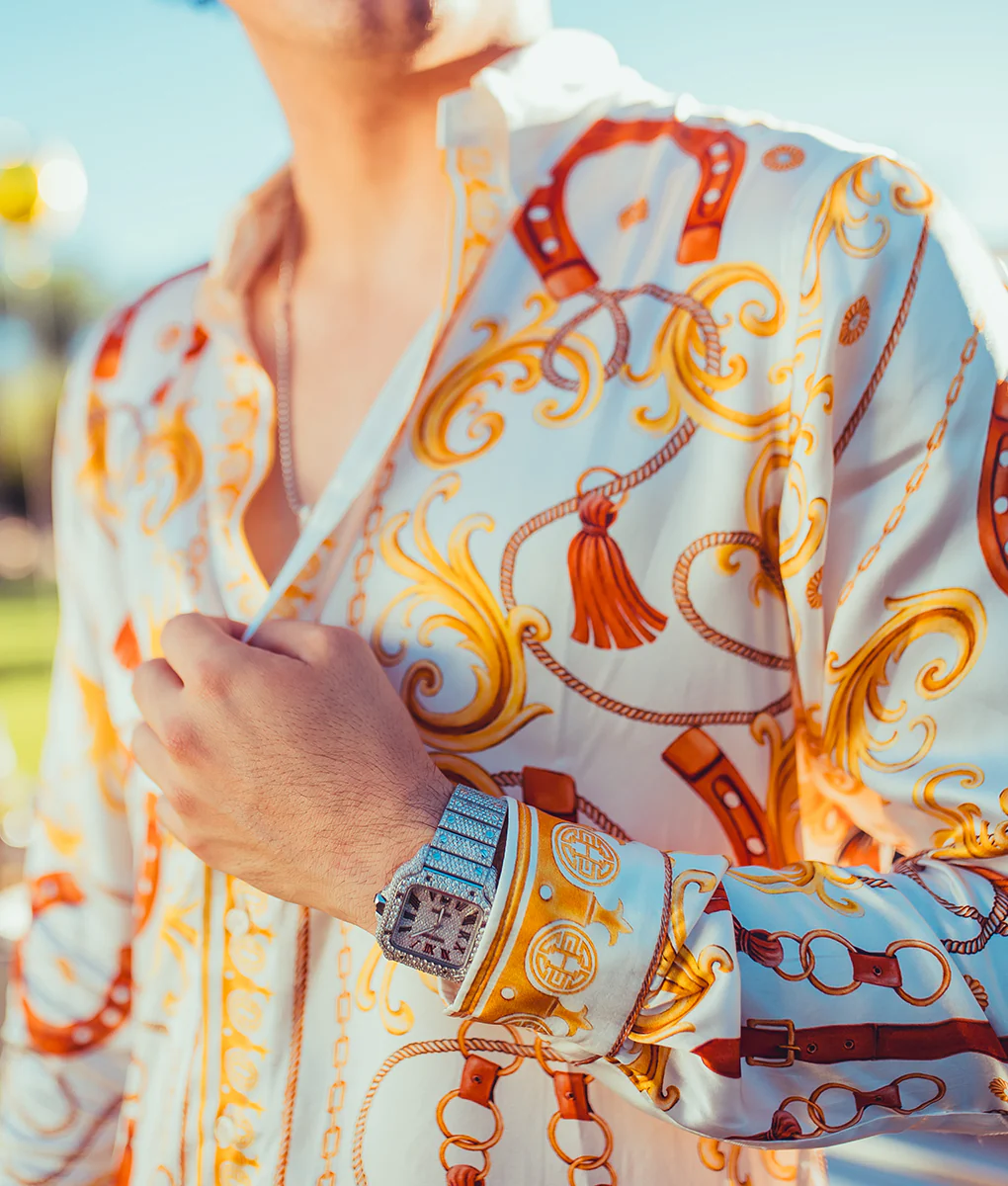Porte Fino Men's Silk Button-Down - Image 4
