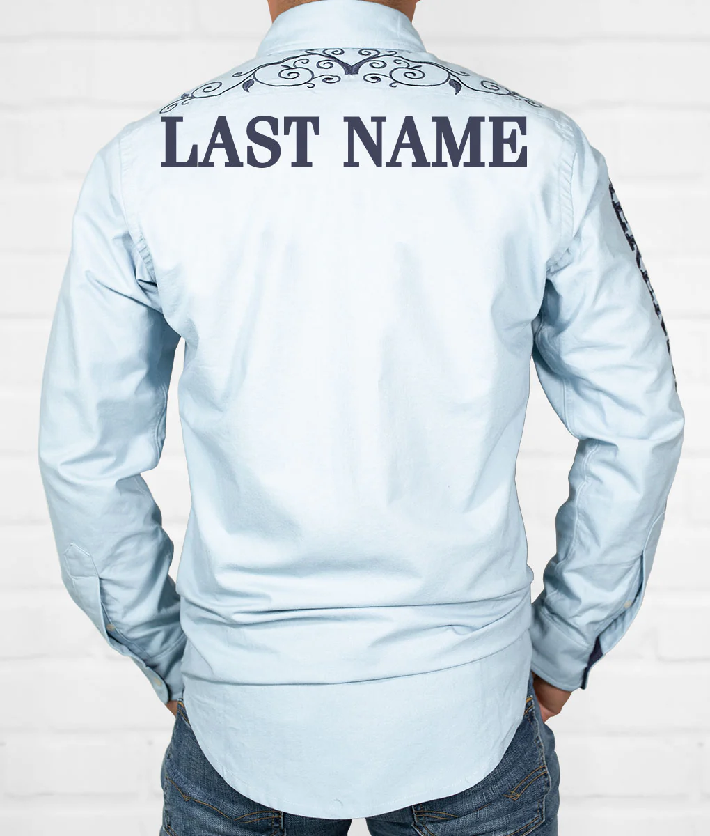 Last Name Men's Jaripeo Button-Down - Image 4