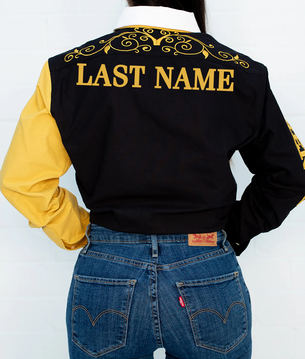 Last Name Women's Jaripeo Button-Down - Image 5