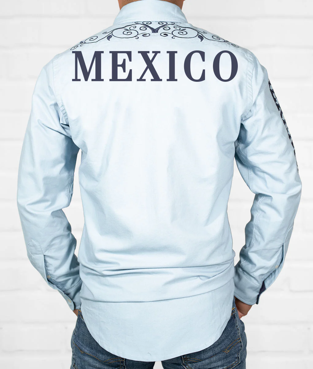 Light Blue State Men's Jaripeo Button-Down - Image 13