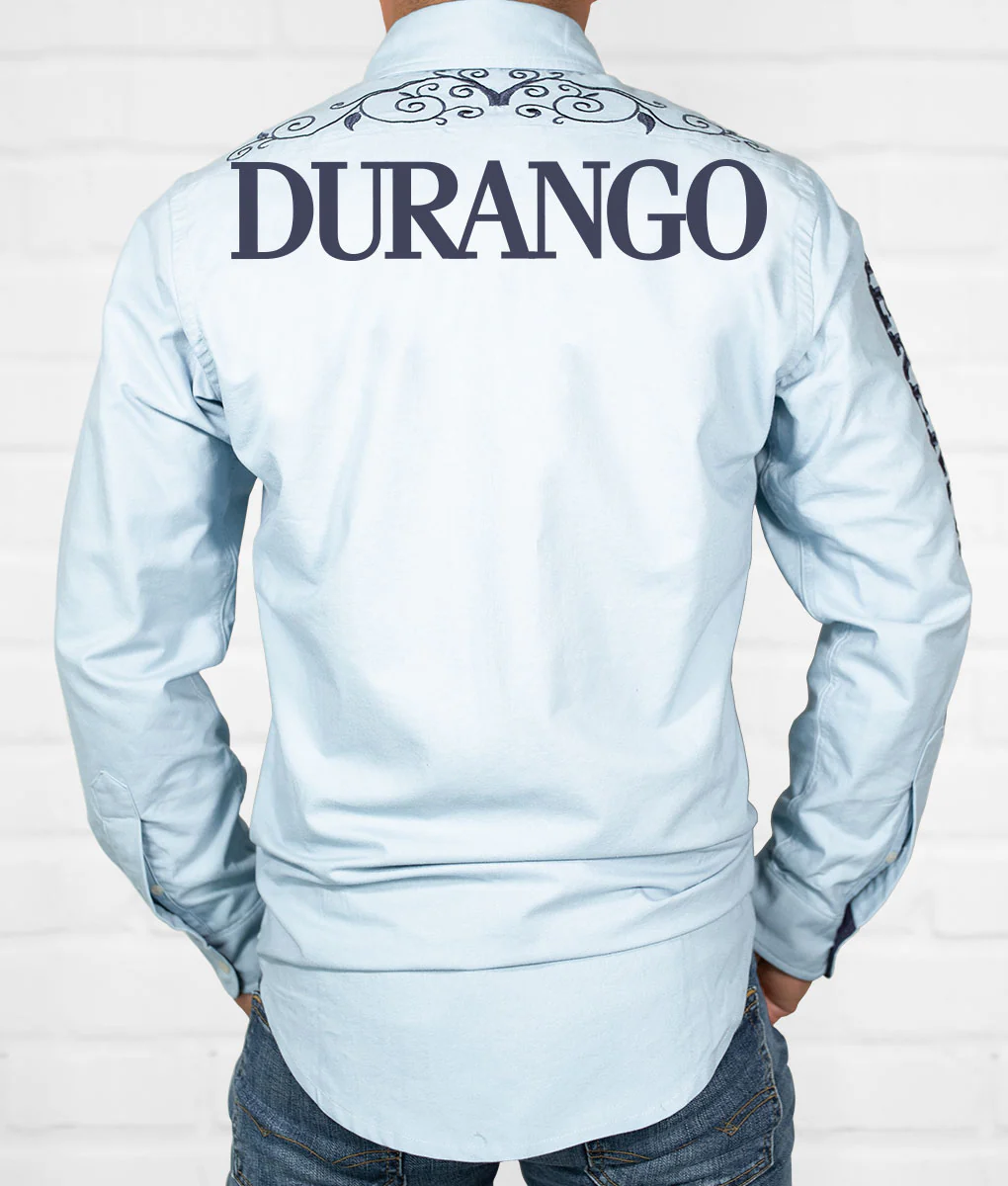 Light Blue State Men's Jaripeo Button-Down - Image 8