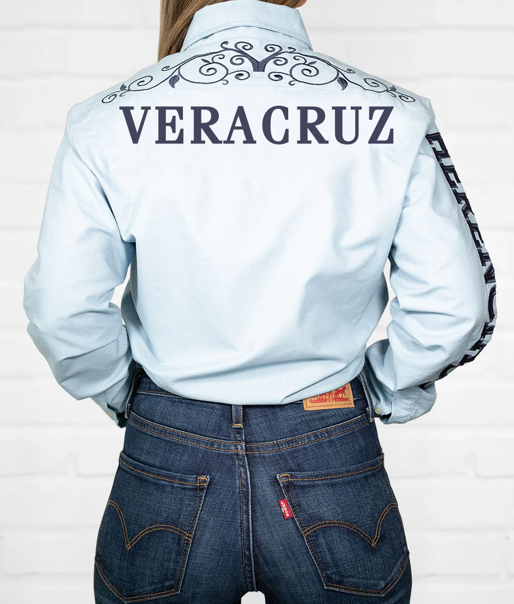 Light Blue State Women's Jaripeo Button-Down - Image 26