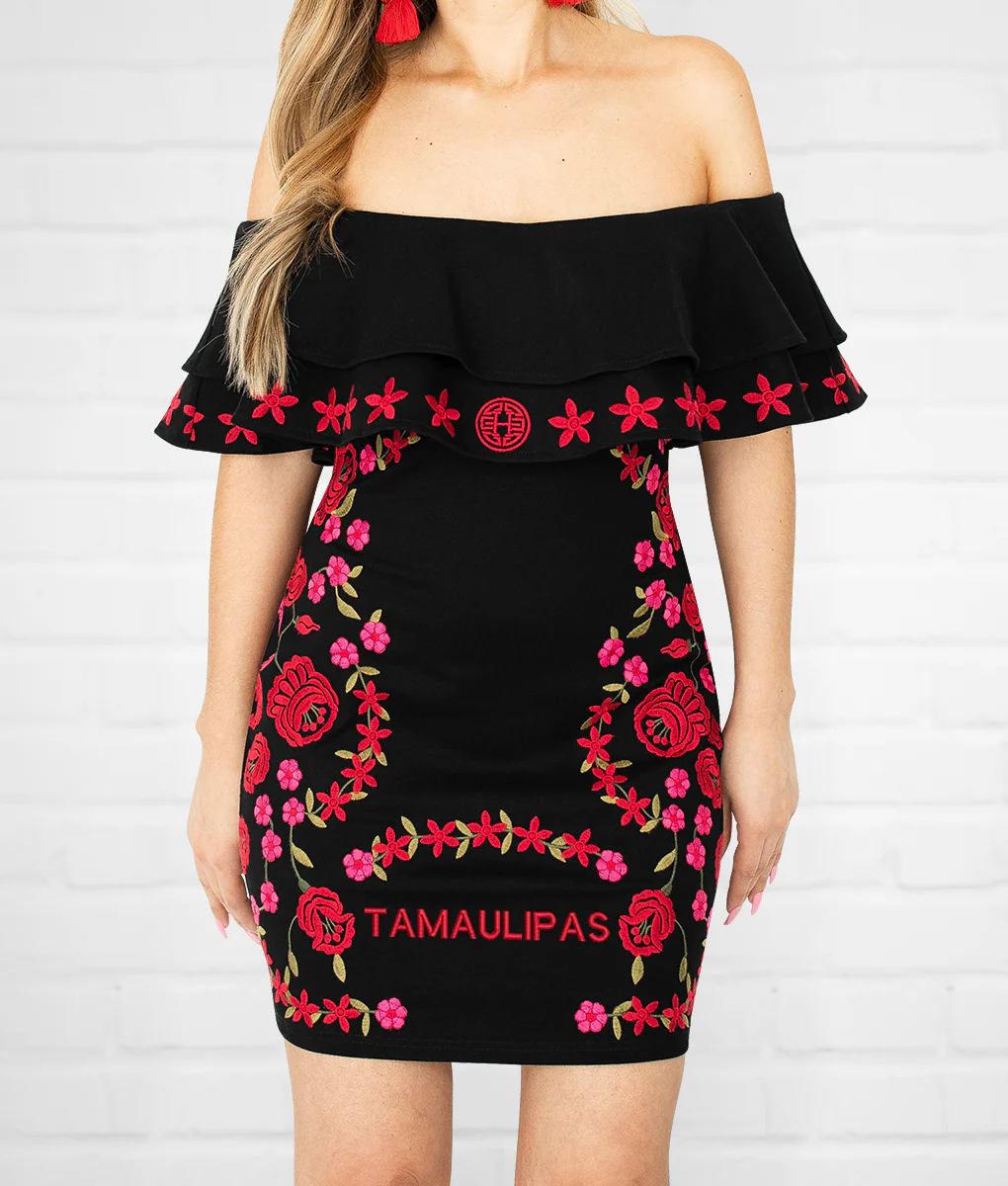 State Aztec Princess Embroidered Dress - Image 28