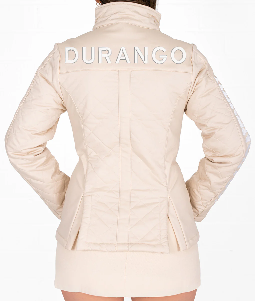 State Women's Quilted Softshell Jacket - Vanilla - Image 8