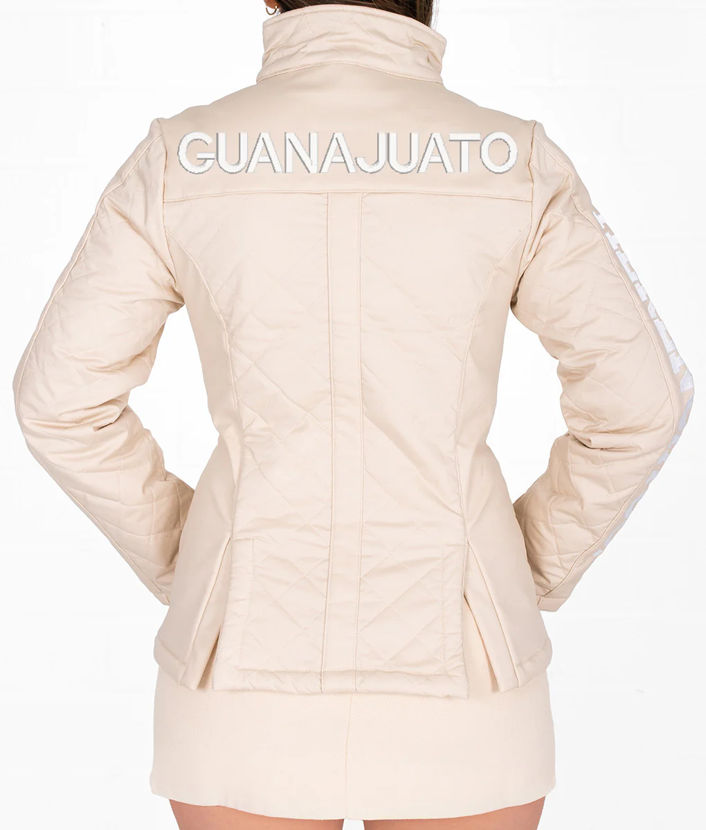 State Women's Quilted Softshell Jacket - Vanilla - Image 9